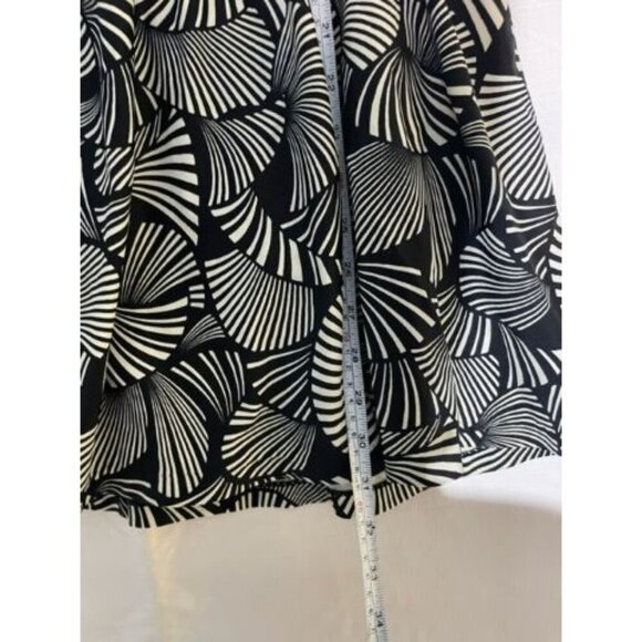 Azul Women's One Piece Bathing Suit Dress Style Black & White Seashells Size 18 - Picture 8 of 8